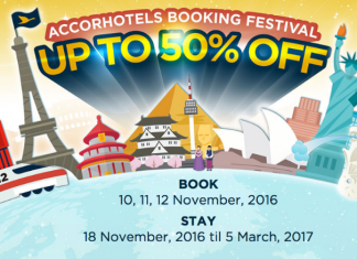 爆抵!5折再送早餐!雅高Accor 酒店集團全球酒店5折!2017年3月5日前入住