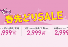 日本返港優惠!樂桃.沖繩/大阪返港單程$270起!2017年4至6月前出發