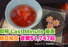 即飛 Last Minute 優惠!香港來回首爾$1,747起!6月30日前出發 – 韓亞航空