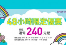 大阪入手價!暑假頭尾都有平!香港飛大阪單程$240起!來回連稅$865起!6至10月出發 – 樂桃航空 (優惠至5月29日)