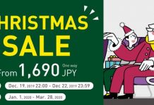 【聖誕優惠價】樂桃回程平飛!沖繩 / 大阪飛香港單程$213起!連稅四百起!2020年3月中前出發 – 樂桃航空 (優惠至12月22日9PM)