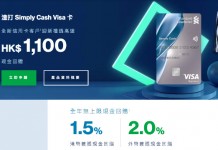 【現金回贈恩物】渣打 Simply Cash Visa 現金回贈信用卡!迎新高達$1,100現金回贈!日常本地簽賬 / PayMe / 支付寶付款1.5%回贈!海外2%回贈!2021年7月5日前申請