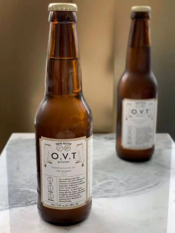 歡迎飲品可以揀少爺啤酒廠為酒店特別釀製嘅O.V.T.啤酒