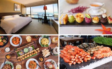 【一泊三食 Chill 抵價】君悅酒店.海景客房+自助早餐+自助晚餐+下午茶+長達24小時住宿體驗+紅酒+生日或紀念日禮遇:每房2位$2,750起 (已包服務費)