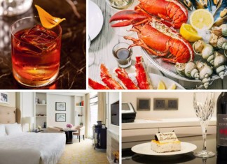 【一泊四食.貼錢送房負房價】朗廷酒店.住宿+海鮮自助午餐+早餐+下午茶美點+黃昏雞尾酒及小食等:每房$1,599 (包服務費)