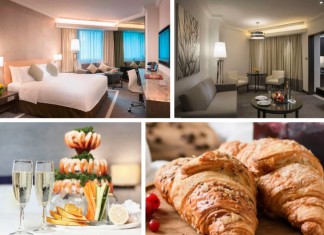 【港威.抵歎一泊3食】升級豪華客房 / 套房+蝦塔晚餐配氣泡酒+自助早餐+$300餐飲額+長達24小時住宿 $1,038起