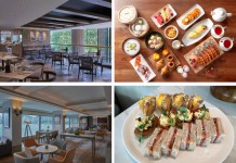 (左上) Café East；(右上) 自助早餐 ；(左下) 聚賢薈；(右下) 聚賢薈 - 任食下午小點
