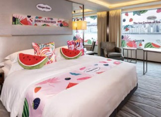 【海景嘉福洲際.1折消暑 Sweet-cation】Häagen-Dazs 主題假期!主題客房+任食雪糕下午茶+早晚2餐+禮品$2,255起!另有尊尚客房方案