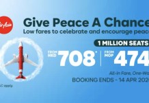 【AirAsia 吉隆坡抵價】香港飛吉隆坡來回連稅千二起!出發日期至2027年3月 (優惠至4月14日)