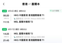 【國泰.澳洲跟減】香港直飛墨爾本 / 悉尼$5,167起!可open jaw!出發日期至明年3月