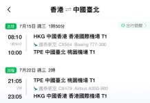 【國泰.台北暑假優惠】早去晚返!香港飛台北來回連稅$1,677起!6至8月出發!包23kg寄艙行李