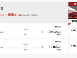 【港航.福岡夏日優惠|暑假都有平】香港飛福岡來回連稅$2,130起!包寄艙行李+手提行李+隨身物品+飛機餐