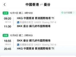 【聯合航空.泰抵價】香港飛曼谷來回連稅$1,885起!早去午返!明年4月30日前出發