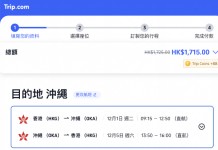 【港航.沖繩早鳥優惠】香港飛沖繩來回連稅$1,715起!包23kg 寄艙行李+7kg 手提行李